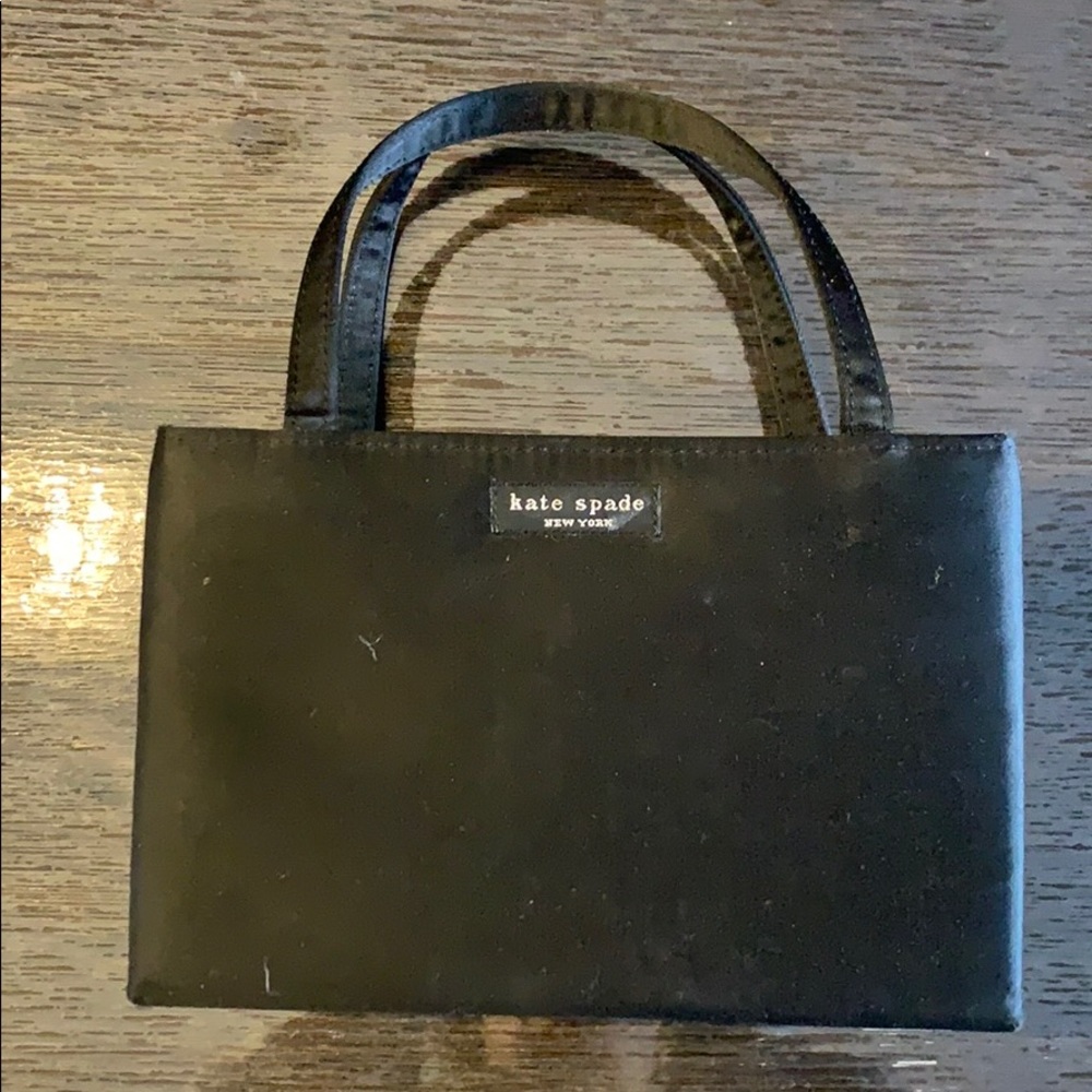 Black kate spade hand bag